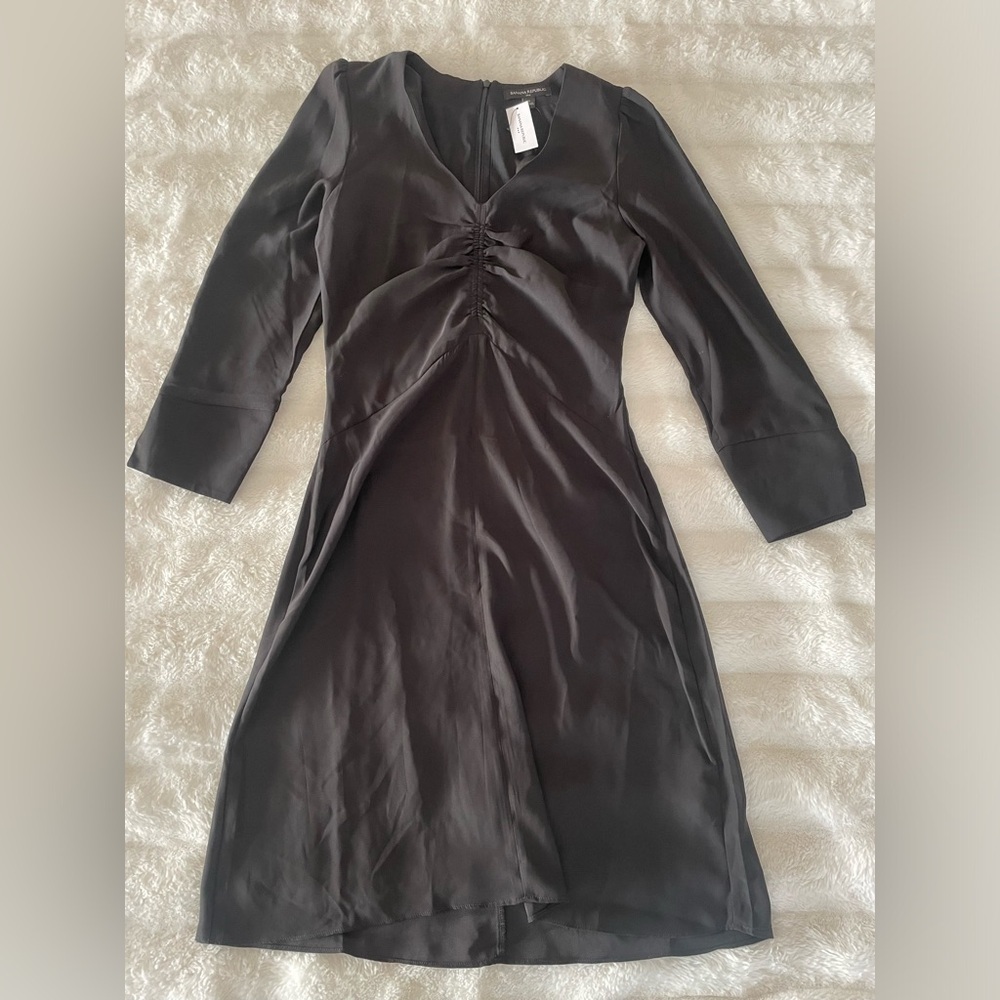 Banana Republic Shirred Midi Dress